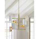 Kaunaoa Bay 8 Light 40 inch Brushed Brass Chandelier Ceiling Light, Design Series